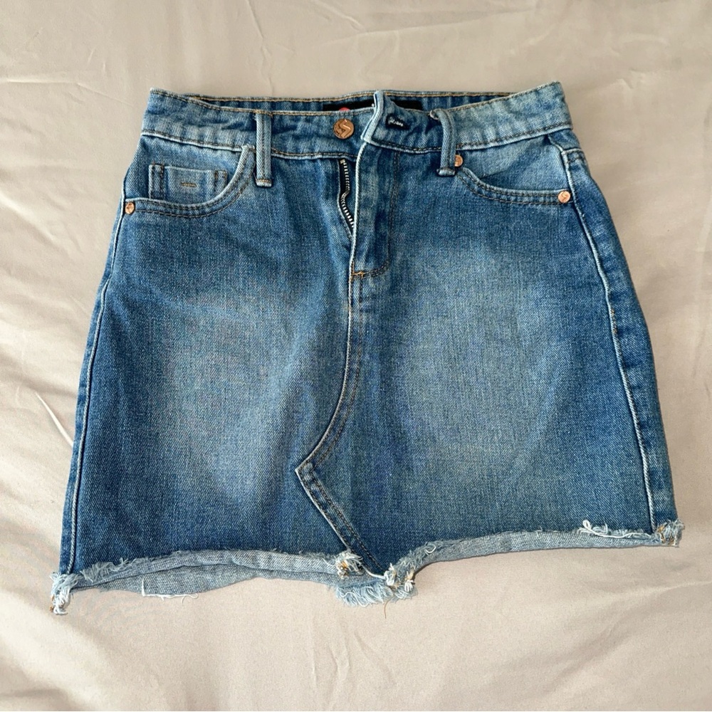 Denim Blue Girls Skirt Size Medium
